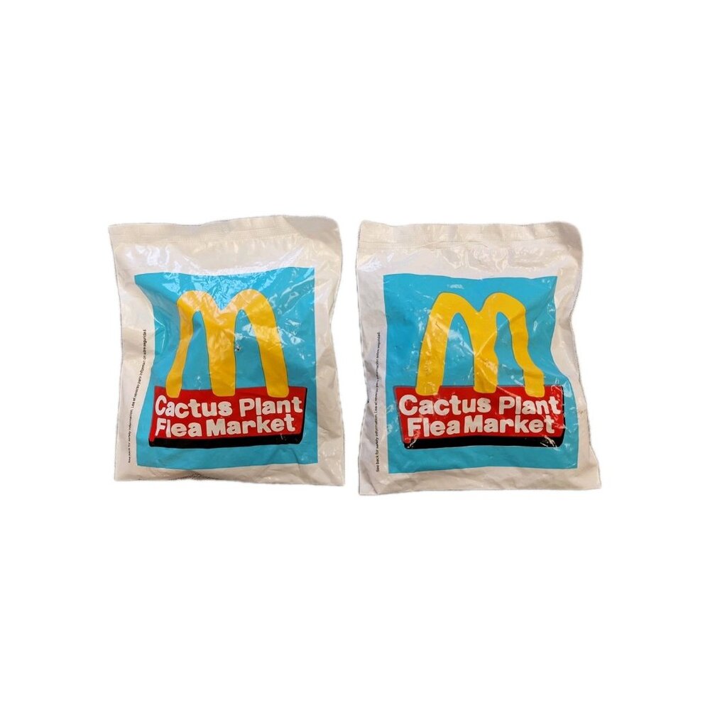 Cactus Plant Flea Market McDonald’s Happy Meal Set Of 2 Buddy & Grimace SEALED!